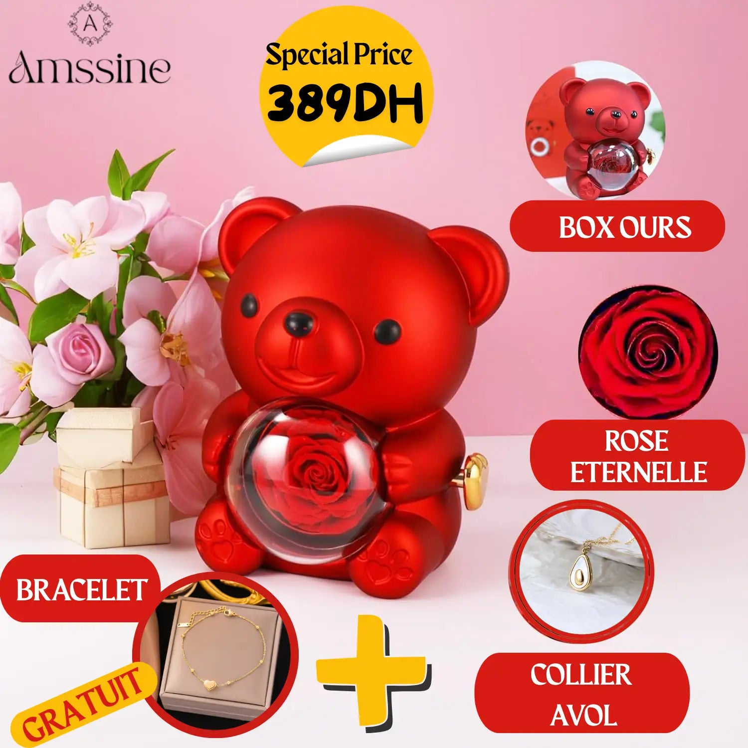 Ours Avol + Bracelet Zola